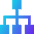 Hierarchy 2 Icon from Sharp Gradient Set
