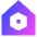 Home Setting Bolt Nut Icon from Sharp Gradient Set