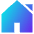 Interface Home 2 Icon from Sharp Gradient Set