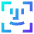 Face Scan 1 Icon from Sharp Gradient Set