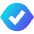 Iris Scan Confirm Icon from Sharp Gradient Set