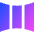 Panoramic Screen Icon from Sharp Gradient Set