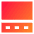 Layout Bottom Bar Icon from Sharp Gradient Set