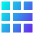 Layout Window 54 Icon from Sharp Gradient Set
