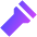 Flashlight Icon from Sharp Gradient Set