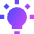 Lightbulb On Icon from Sharp Gradient Set