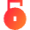 Padlock Circle 2 Icon from Sharp Gradient Set