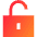 Padlock Square 2 Icon from Sharp Gradient Set