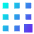 Dial Pad Bottom Right Icon from Sharp Gradient Set