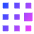 Dial Pad Center Right Icon from Sharp Gradient Set