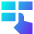 Dial Pad Finger 2 Icon from Sharp Gradient Set