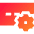 Login Setting Gear Icon from Sharp Gradient Set