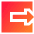 Logout 3 Icon from Sharp Gradient Set