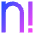 Factorial Icon from Sharp Gradient Set