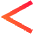 Less Than Sign Icon from Sharp Gradient Set