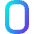 Number Zero Icon from Sharp Gradient Set
