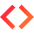 Horizontal Scroll Icon from Sharp Gradient Set