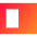 Tile Window Left Icon from Sharp Gradient Set