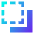 Pathfinder Minus Back 1 Icon from Sharp Gradient Set