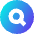 Magnifying Glass Circle Icon from Sharp Gradient Set