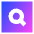 Magnifying Glass Square Icon from Sharp Gradient Set