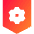 Security Setting Gear Icon from Sharp Gradient Set