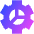 Cog 2 Icon from Sharp Gradient Set