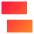 Hamburger Menu 4 Icon from Sharp Gradient Set