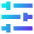 Horizontal Slider 3 Icon from Sharp Gradient Set