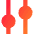 Vertical Slider 4 Icon from Sharp Gradient Set