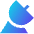 Satellite Dish Icon from Sharp Gradient Set