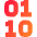 Binary Code Icon from Sharp Gradient Set
