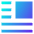 Insert Top Right Icon from Sharp Gradient Set