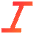 Italic Text Icon from Sharp Gradient Set