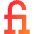 Ligature Icon from Sharp Gradient Set