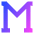 Slab Serif Font Icon from Sharp Gradient Set