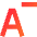 Smaller Text Minus Size Icon from Sharp Gradient Set