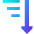 Sort Descending Icon from Sharp Gradient Set
