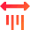 Vertical Text Spacing Icon from Sharp Gradient Set
