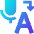 Voice Typing Word Convert Icon from Sharp Gradient Set