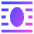 Word Wrap Around Object Icon from Sharp Gradient Set