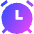 Alarm Clock 2 Icon from Sharp Gradient Set