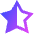 Half Star 2 Icon from Sharp Gradient Set