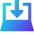 Download Laptop Icon from Sharp Gradient Set