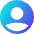 User Circle Single Icon from Sharp Gradient Set
