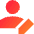 User Edit Pencil Icon from Sharp Gradient Set