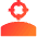 User Head Focus Icon from Sharp Gradient Set