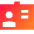 User Identifier Card Icon from Sharp Gradient Set
