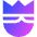 User King Crown Icon from Sharp Gradient Set