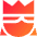 User Queen Crown Icon from Sharp Gradient Set